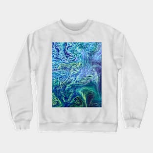 Cyanobacteria bloom, satellite image (C026/4193) Crewneck Sweatshirt